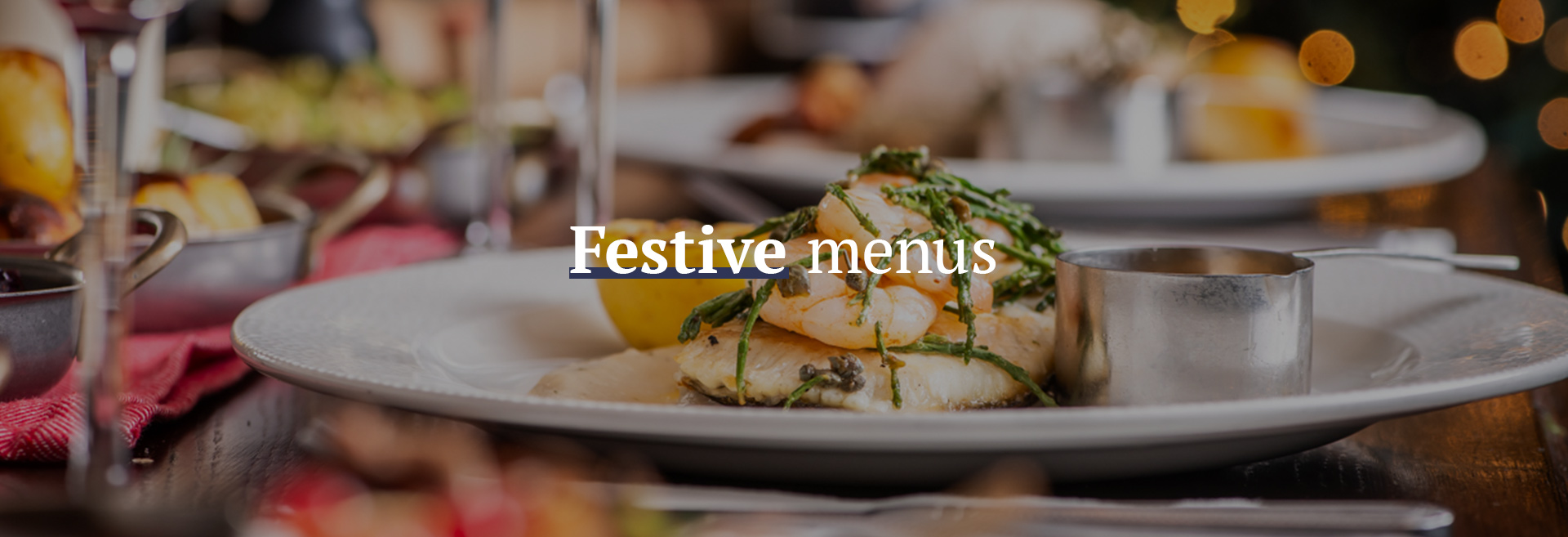 Festive Christmas Menu at The King's Head 