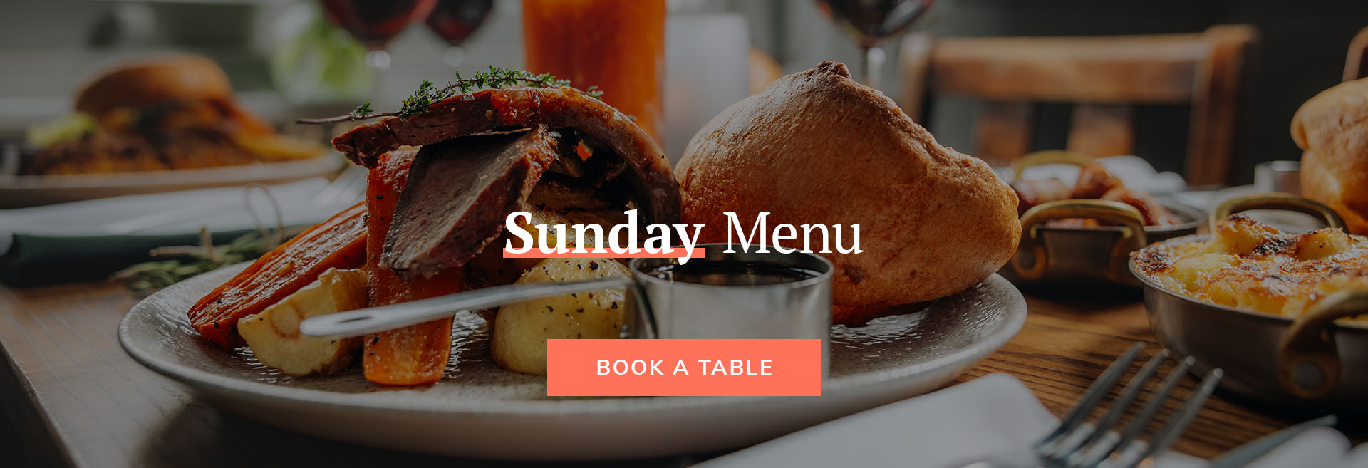 Sunday Menu at The King's Head